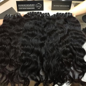ผมมนุษย์ดิบ26นิ้วสำหรับต่อผมมนุษย์แบบลอนผมตรงเกรดผม - Product Image 4