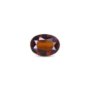Natural Oval Cut Hessonite Gomed 6.35 Carat Loose Gemstone for Fine Jewelry - Product Image 1