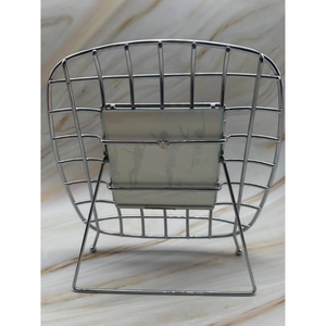 Fascinating Designer Stainless Steel <b>Wire</b> Rectangular Photo Frame or <b>Picture</b> Frame Home and Office Desktop Decoration Photo Rack - Product Image 3