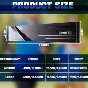 Wholesale Custom Arm Sleeves UV Sun Protection Compression Sports Arm Sleeves Breathable Lightweight Tattoo Cover Sleeves - Product Image 6