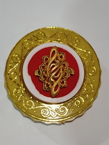 22k Solid Gold <b>Ring</b> For Men/Women Authentic Handcrafted Ethnic <b>Indian</b> Jewelry Genuine Fancy Party Bridal Wear Statement Piece - Product Image 3