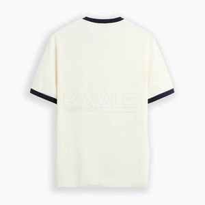 T-shirt uni à col rond de style nouveau, fabriqué en 100% coton pour un usage quotidien confortable, vêtements décontractés, léger, séchage rapide, respirant - Product Image 2