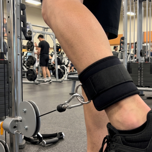 Sangle de cheville réglable pour machine à poulie, fixation de câble haute élasticité, pour entraînement de musculation des jambes, sangles de puissance, support de barre pour les jambes - Product Image 6