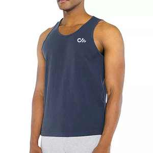 Débardeur noir pour homme avec lacets et capuche, style décontracté pour la gym, personnalisation de marque acceptée, fabriqué en polyester et élasthanne, conception OEM - Product Image 2
