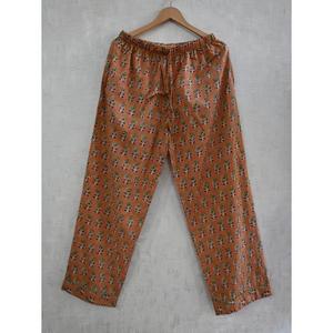 Conjunto de Pijama de Algodón con Estampado Floral a Mano, Ropa de Dormir Étnica Suave y Transpirable para Mujer - Product Image 6