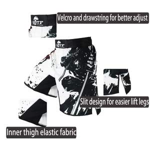 Pantalones Cortos Profesionales de Entrenamiento de MMA con Logotipo Personalizado, Pantalones Deportivos Elásticos para Gimnasio y Fitness, Fabricante de Ropa de Artes Marciales - Product Image 2