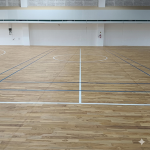 Sundek Air Cush Premium: Piso Deportivo de Madera para Canchas de Baloncesto, Grado Deportivo, Superficie Antideslizante, Alta Calidad, India - Product Image 1