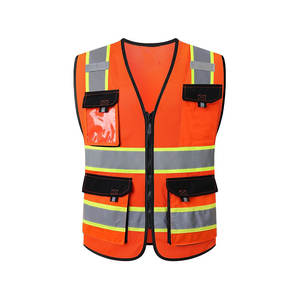 Gilet de sécurité en gros, haute visibilité, vêtements de travail personnalisés, gilet réfléchissant - Product Image 5