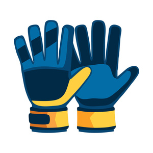 Football Goalkeeper Gloves PU <b>Full</b> Finger Non <b>Slip</b> Breathable Silicone Printed Adjustable Wrist Strap Hook Loop Closure Unisex - Product Image 4