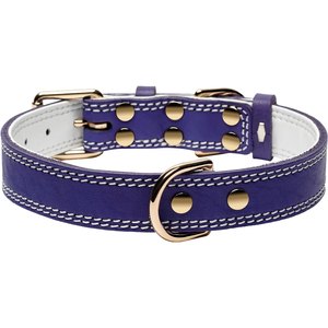 Seamed Stitched PU Leather Collar Available In all Color for <b>Dogs</b> Wear Custom Printing Logo 2 D Type <b>Dogs</b> Collars - Product Image 2