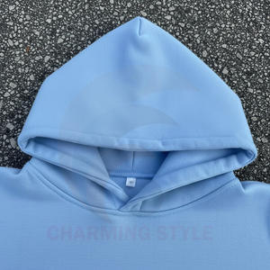 Sweat-shirt à capuche pour homme de haute qualité, personnalisé, avec impression 3D en relief du logo sur le devant, décontracté, uni, 100% coton, impression DTG - Product Image 5