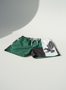 Shorts coupe-vent personnalisés pour hommes, séchage rapide, en nylon, style streetwear, imprimé aigle, color block, pour l'été, décontracté, sportswear - Product Image 3