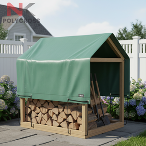 Rouleau de bâche compacte en PE, imperméable et résistante aux UV, pour les applications extérieures, le camping, le jardinage et le stockage. - Product Image 3