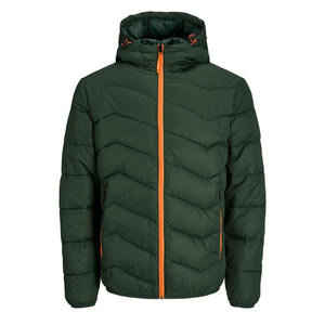 2024 New Arrival <b>Men's</b> Custom Designed Puffer <b>Jacket</b> High Quality Waterproof Material <b>Long</b> Casual Zipper Breathable Reversible - Product Image 1