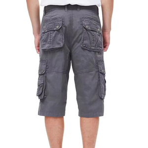 Latest design solid anti-wrinkle canvas cotton men's <b>cargo</b> <b>shorts</b> wholesale unique style 2026 <b>lightweight</b> and durable - Product Image 2