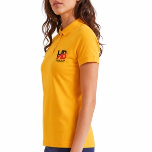เสื้อโปโลคลาสสิกสำหรับผู้หญิง เนื้อผ้านุ่ม สวมใส่สบาย ทรงคลาสสิก แห้งเร็ว ดีไซน์ทันสมัย คุณภาพพรีเมียม สำหรับผู้หญิง - Product Image 3