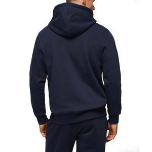 Sweat-shirts à capuche zippés en molleton de coton épais pour hommes, coupe classique, couleur unie, streetwear d'automne, fabricant de sweats à capuche zippés unis - Product Image 4