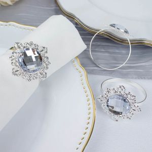 Golden Leaf Shape Napkin Rings Brass Modern Design Wedding <b>Table</b> Decoration - Product Image 4