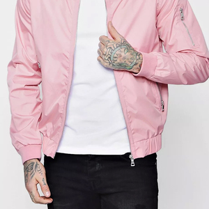 Chaqueta Bomber Básica de Moda para Hombre, Chaqueta de Invierno de Tela de Alta Calidad con Cuello Alto - Product Image 5