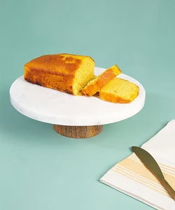 Wood & <b>Marble</b> <b>Cake</b> <b>Stand</b> Platter Best Selling <b>Cake</b> Servers High Demanding Wooden Base <b>Cake</b> <b>Stands</b> - Product Image 3
