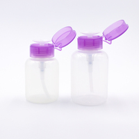 Bouchon de flacon pompe en plastique de 33 mm pour dissolvant de vernis à ongles, tête de distribution de liquide jetable pour acétone, alcool, nettoyant maquillage, manucure