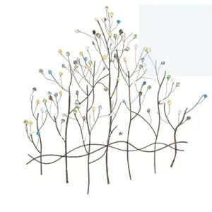 Décoration murale en métal élégante pour la maison, le salon, la chambre, le bureau, l'hôtel, décoration murale en fer, adaptée à une utilisation en intérieur et en extérieur - Product Image 1