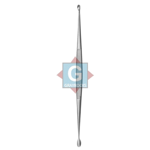 Cureta ósea Barth de 7 pulgadas con punta ovalada, instrumento quirúrgico ortopédico de acero inoxidable, herramienta manual para extracción de tejidos - Product Image 2