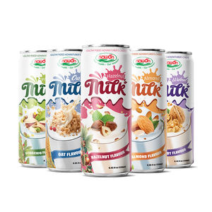 Wholesale 250ML <b>Canned</b> Nawon Nut Milk Drinks Pitaschio Flavor Vegan <b>Fruit</b> Milk Nut Milk Beverage OEM Private Label Free Sample - Product Image 6