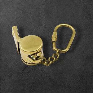 พวงกุญแจนกหวีดทองเหลืองและทองแดงแบบโบราณ ดีไซน์สวยงาม คุณภาพเยี่ยม - Product Image 4