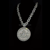 Pendentif tendance en diamant de laboratoire plaqué or jaune 14K et argent, chaîne personnalisée, style hip-hop glacé, pour homme, coupe baguette, certifié IGI