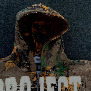 Sudadera con capucha para hombre, hecha en Pakistán, con bordado desgastado, mezcla de algodón, estampado digital de invierno, informal, con cremallera, bolsillos de forro polar, cortavientos - Product Image 6