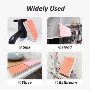 Set di 4 Spugne in Microfibra a 12 Strati, Ultra Assorbenti e Riutilizzabili, per Pulizie Domestiche e in Cucina - Product Image 6