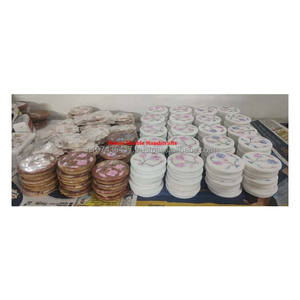 คอลเลกชันที่ดีที่สุดของอินเดียที่มีทักษะในการใช้กระจกฝังหินอ่อนที่มีรูปแบบการทำงานไม้ถูพื้นทรงกลมสำหรับตกแต่งบ้านของขวัญทางศาสนารายการ - Product Image 1