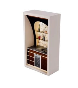 Arch <b>Bar</b> Cabinet Yacht Style Durable Modern Luxury Premium Storage <b>Bar</b> Furniture for Home Hotel Club Use All Seasons - Product Image 3