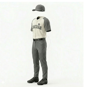 Ensemble d'uniformes de baseball pour hommes Tissu léger et respirant Conception durable Parfait pour les séances d'entraînement et les matchs de compétition - Product Image 5