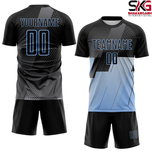 ชุดยูนิฟอร์มฟุตบอลแบบกำหนดเอง – เสื้อฟุตบอลและกางเกงขาสั้นแบบซับลิเมชั่นสำหรับทีม - Product Image 5