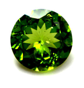 เพอริดอทสีเขียวธรรมชาติทรงกลมขนาด 10 มม. อัญมณีหลวมสำหรับทำเครื่องประดับ หินธรรมชาติ 100% ขายส่งแบบ OEM - Product Image 1