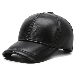 Gorra de Béisbol de Cuero de Oveja Genuino para Hombre, Diseño Moderno y Ajustable, para Otoño e Invierno, Deportes al Aire Libre, Unisex, Adultos, Jóvenes y Niños - Product Image 1