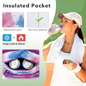 Bolsas de deporte de pádel de nailon impermeables y ligeras, fabricadas en fábrica, con impresión de logotipo personalizado, bolsas de tenis de neopreno. - Product Image 4