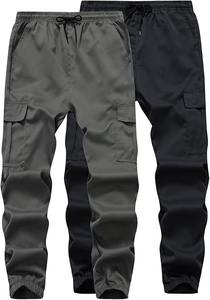 Men's XL Spring Fitness Jogger Pants Casual Sports <b>Trousers</b> with <b>Drawstring</b> Pocket Baggy Style and Mid Waist for Running - Product Image 4