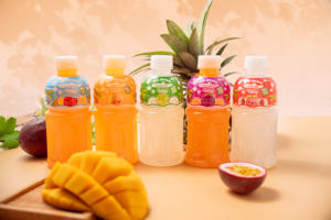 Top Tendance SunSmile 320ml Bouteille Pet Jus de Mangue avec Nata de Coco Grossiste Marque Privée Échantillon Gratuit OEMODM ISO Usine GMP - Product Image 5