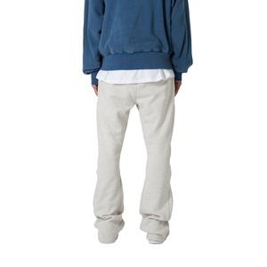 กางเกง100% ขาบานสำหรับผู้ชายกางเกงผ้าคอตตอนหนา380กรัมออกแบบโลโก้ได้ตามต้องการ - Product Image 5