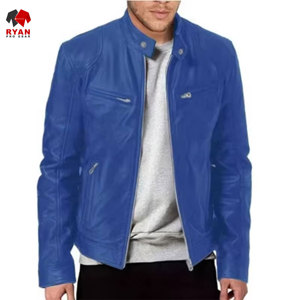 แจ็คเก็ตหนังผ้าเนื้อนุ่มสบาย ซิปปิดแบบสั่งทำพิเศษ ดีไซน์ของ Ryan Pro Gear พร้อมกระเป๋าออกแบบโลโก้ตามสั่ง - Product Image 4