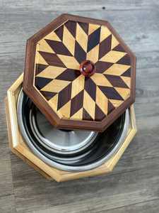 Wooden Roti Storage <b>Box</b> Chapati Hotpot Insulated Food <b>Container</b> Handmade Eco Friendly Kitchen Dining Serving Basket Style <b>Box</b> - Product Image 3