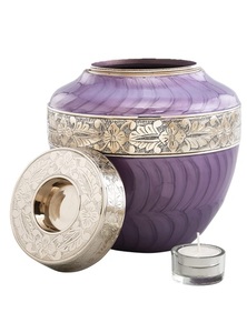 *Patriotic <b>Memorial</b> Art Deco Vintage Durable Handmade Aluminum Alloy Mini Urns for Human Ashes 3-4L Capacity Military Loving - Product Image 2