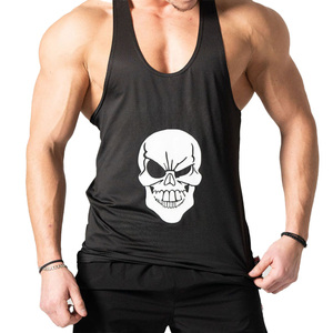 Wholesale OEM And ODM <b>Men</b> Stringer <b>Singlets</b> Custom Gym Tank Tops Sleeveless Fitness Training Apparel Private Label Supplier - Product Image 1