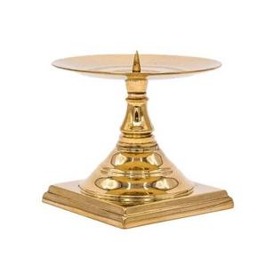 Support de bougie décoratif en métal finition or pour la décoration de la maison, centre de table, porte-bougie chauffe-plat - Product Image 4