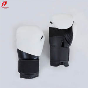 Professional Leather Boxing Gloves For Muay Thai Kickboxing High Density <b>Foam</b> <b>Padding</b> Training Gear - Product Image 1