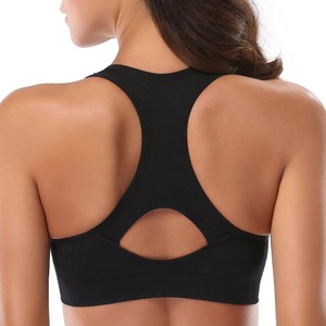 Women High Support Racerback Sports Bra Breathable Seamless Workout Bra <b>Padded</b> Yoga <b>Running</b> Gym Top - Product Image 3