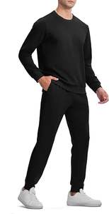 Conjunto Deportivo Informal de Poliéster y Algodón con Chaqueta y Pantalones, Transpirable, de Secado Rápido, Ecológico, Resistente al Viento y Ligero para Entrenamiento - Product Image 6